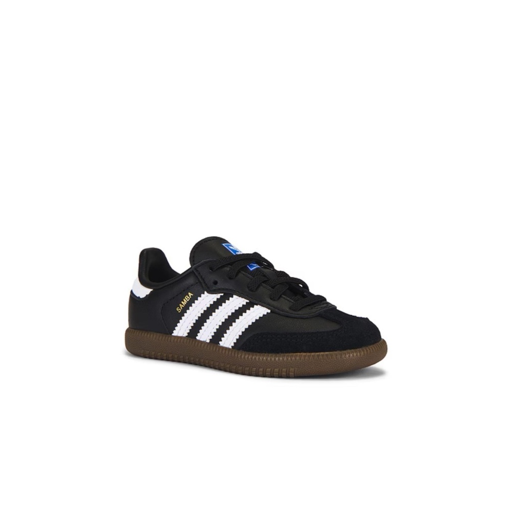 Adidas Toddler Samba Sneaker in Black, White, Gum